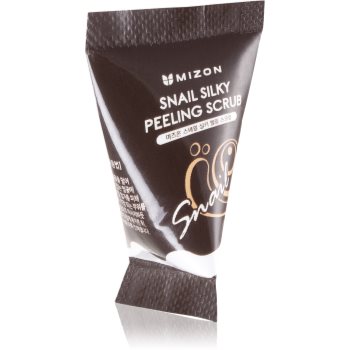 Mizon snail silky peeling scrub exfoliant facial cu extract de melc