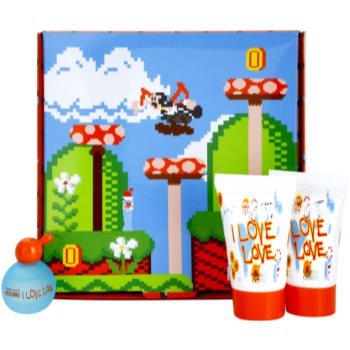 

Moschino I Love Love подарунковий набір тестер для жінок 4 кс Туалетна вода 4,9 ml + Гель для душу 25 ml + Молочко для тіла 25 ml