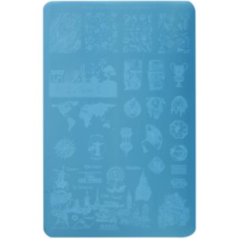 

Moyra Nail Art Globetrotter дощечка для відбитку під печатку для нігтів 01