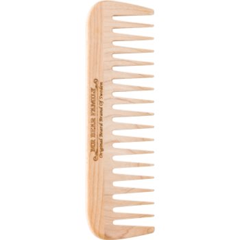 Mr Bear Family Grooming Tools pieptene din lemn pentru barba