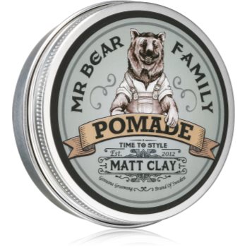 Mr bear family matt clay pomadă matifiantă pentru păr