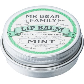 Mr bear family mint balsam de buze pentru barbati