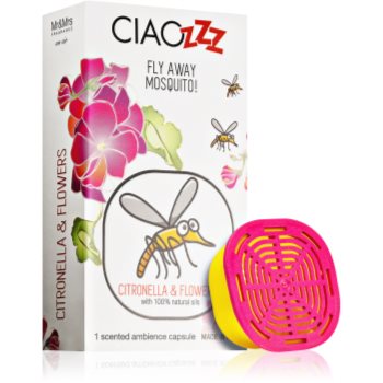 Mr & Mrs Fragrance Ciaozzz Citronella & Flowers reumplere în aroma difuzoarelor capsule (Mosquito Repellent)