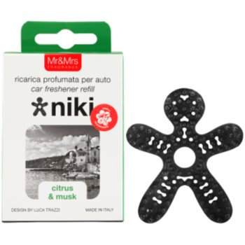 Mr & Mrs Fragrance Niki Citrus & Musk parfum pentru masina Refil