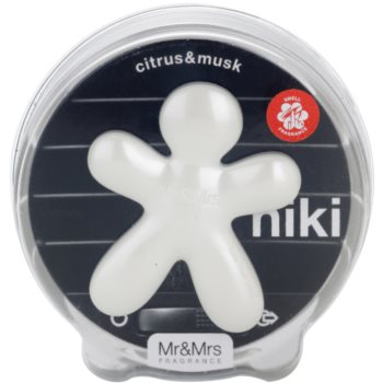 Mr & Mrs Fragrance Niki Citrus & Musk parfum pentru masina reincarcabil imagine