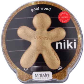Mr & Mrs Fragrance Niki Gold Wood parfum pentru masina