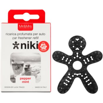 Mr & Mrs Fragrance Niki Pepper Mint parfum pentru masina Refil