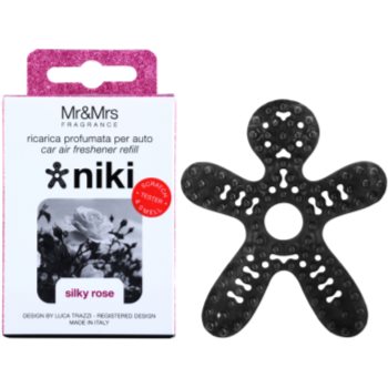 Mr & Mrs Fragrance Niki Silky Rose parfum pentru masina Refil