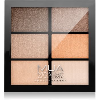 MUA Makeup Academy Professional 6 Shade Palette paletã cu farduri de ochi poza