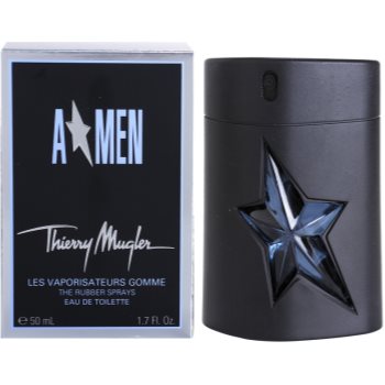 Mugler a*men eau de toilette pentru bărbați rubber flask