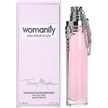 

Mugler Womanity Eau pour Elles туалетна вода для жінок 80 мл замінний флакон
