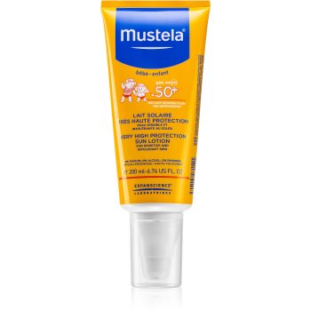 Mustela solaires lapte protector pentru copii spf 50+