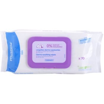 

Mustela Bébé Change очищуючі серветки без ароматизатора 70 кс