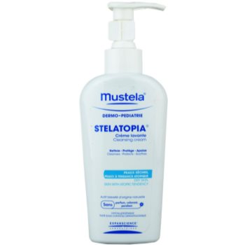 

Mustela Dermo-Pédiatrie Stelatopia очищуючий крем для дуже сухої та чутливої, атопічної шкіри 200 мл