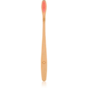 My white secret bamboo toothbrush periuta de dinti de bambus fin