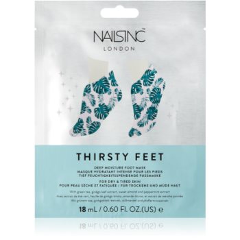 Nails Inc. Thirsty Feet masca hidratanta pentru picioare poza