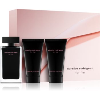 

Narciso Rodriguez For Her подарунковий набір ХVІІІ Туалетна вода 50 ml + Молочко для тіла 50 ml + Гель для душу 50 ml