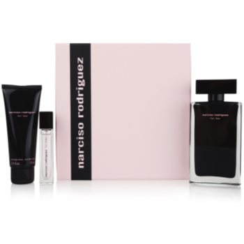 Narciso Rodriguez For Her dárková sada IV. toaletní voda 100 ml + toaletní voda 10 ml + tělové mléko 75 ml