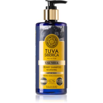 Natura siberica tuva siberica yak milk sampon crema pentru hranire si stralucire