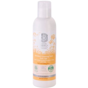 Natura siberica wild herbs and flowers tonic pentru curățarea și ingrijirea tenului impotriva imbatranirii pielii