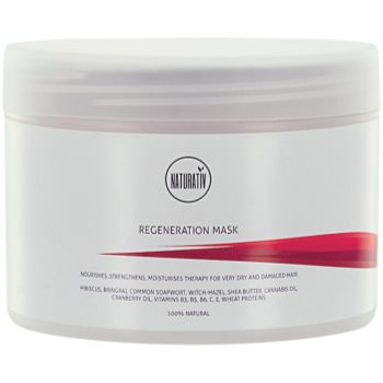 

Naturativ Hair Care Regeneration маска для зміцнення та блиску волосся 250 мл