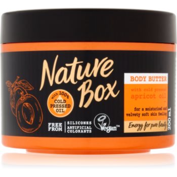 Nature box apricot unt de corp intens hidratant pentru piele neteda si delicata