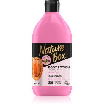 Nature Box Almond loțiune de corp hidratantă pentru piele sensibila