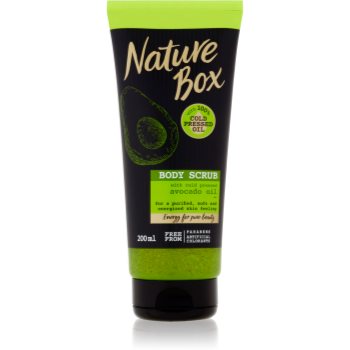 Nature box avocado exfoliant pentru corp