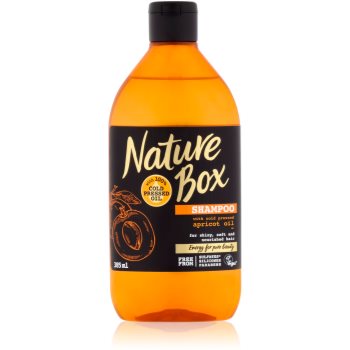 Nature box apricot sampon hranitor pentru un par stralucitor si catifelat