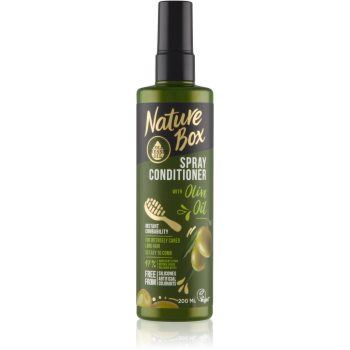 Nature box olive oil balsam fortifiant pentru păr lung
