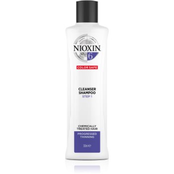 Nioxin system 6 color safe cleanser shampoo sampon pentru curatare pentru parul tratat chimic