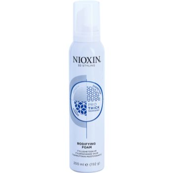 Nioxin 3D Styling Pro Thick spuma de par pentru dimensiune si forma
