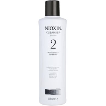 Fotografie Nioxin System 2 šampon pro výrazné řídnutí jemných přírodních vlasů 300 ml