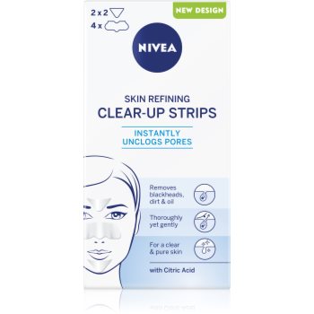 Nivea skin refining benzi de curățare