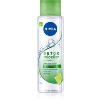 Nivea pure detox micellar șampon micelar răcoritor
