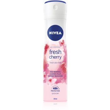 Nivea Fresh Blends Fresh Cherry spray anti-perspirant 48 de ore imagine