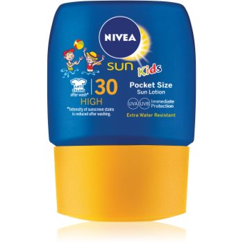 Nivea Sun Kids lapte de plajă de buzunar, pentru copii SPF 30