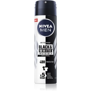Nivea Men Invisible Black & White spray anti-perspirant pentru barbati imagine produs
