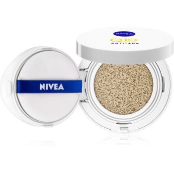Nivea q10 plus anti-age fond de ten hidratant, în burete umplerea ridurilor
