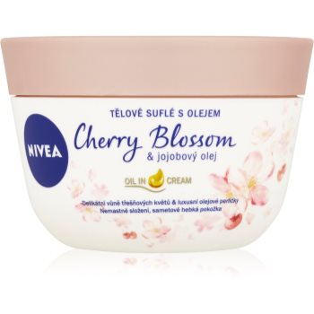 Nivea cherry blossom & jojoba oil souffle pentru corp