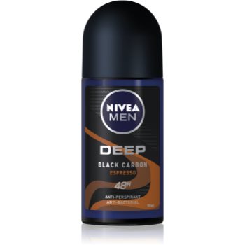 Nivea men deep deodorant roll-on antiperspirant pentru barbati