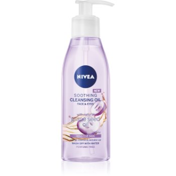 Nivea cleansing oil soothing grape seed ulei calmant pentru curatare pentru piele sensibila