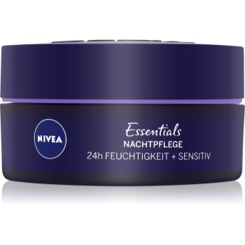 Nivea Essentials crema de noapte cu efect calmant pentru piele sensibila