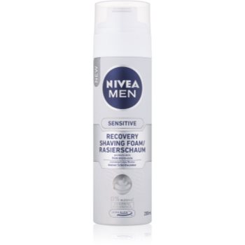 Nivea men sensitive spumă pentru bărbierit pentru piele sensibila