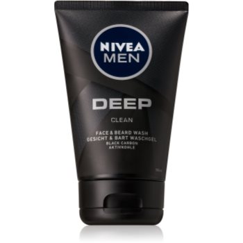 Nivea men deep gel de curățare pentru față și barbă