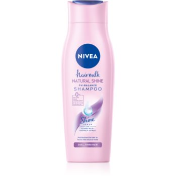 Nivea hairmilk natural shine șampon îngrijire pentru par obosit fara stralucire