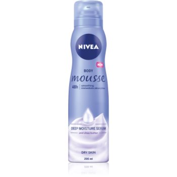 Nivea deep moisture spuma de corp pentru piele uscata