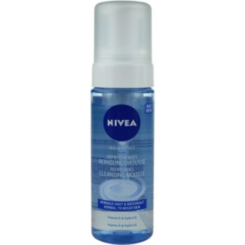 

Nivea Aqua Effect освіжаюча очищаюча пінка для нормальної та змішаної шкіри 150 мл