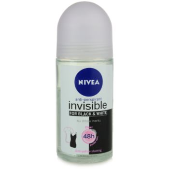 Nivea invisible black & white clear antiperspirant roll-on
