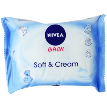 Nivea Baby Soft & Cream servetele pentru curatare pentru copii poza
